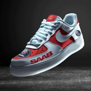 Saab Air Low-Top Sneakers, CAR All Over Print Air Low-Top Sneakers - Red CAR316032230