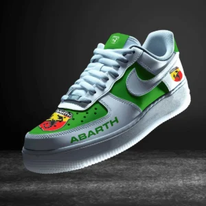 Abarth Air Low-Top Sneakers, CAR All Over Print Air Low-Top Sneakers - Green CAR316032231