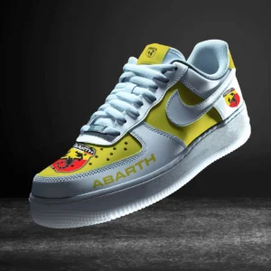 Abarth Air Low-Top Sneakers, CAR All Over Print Air Low-Top Sneakers - Yellow CAR316032231