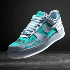 Audi Air Low-Top Sneakers, CAR All Over Print Air Low-Top Sneakers - Cyan CAR316032255