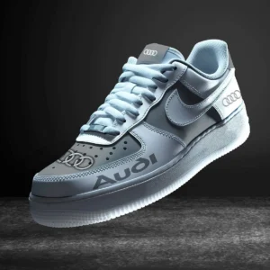 Audi Air Low-Top Sneakers, CAR All Over Print Air Low-Top Sneakers - Gray CAR316032255
