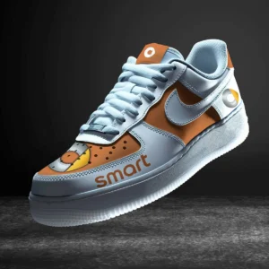 Smart Air Low-Top Sneakers, CAR All Over Print Air Low-Top Sneakers - Orange CAR316032258