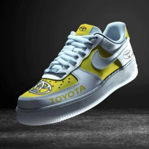 Toyota Air Low-Top Sneakers, CAR All Over Print Air Low-Top Sneakers - Yellow CAR316032260