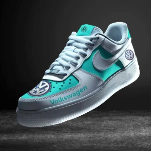 Volkswagen Air Low-Top Sneakers, CAR All Over Print Air Low-Top Sneakers - Cyan CAR316032263