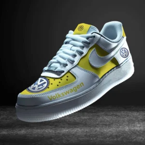 Volkswagen Air Low-Top Sneakers, CAR All Over Print Air Low-Top Sneakers - Yellow CAR316032263