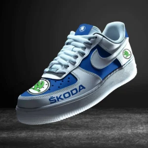 Skoda Air Low-Top Sneakers, CAR All Over Print Air Low-Top Sneakers - Blue CAR316032269