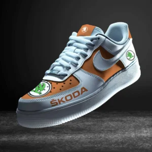 Skoda Air Low-Top Sneakers, CAR All Over Print Air Low-Top Sneakers - Orange CAR316032269