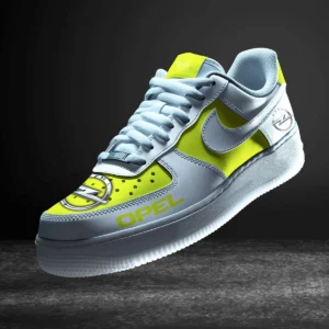 Opel Air Low-Top Sneakers, CAR All Over Print Air Low-Top Sneakers - Yellow CAR316032277