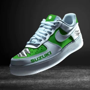 Suzuki Air Low-Top Sneakers, CAR All Over Print Air Low-Top Sneakers - Green CAR316032283