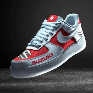 Suzuki Air Low-Top Sneakers, CAR All Over Print Air Low-Top Sneakers - Red CAR316032283