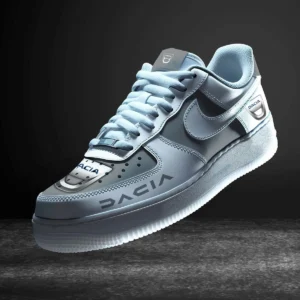 Dacia Air Low-Top Sneakers, CAR All Over Print Air Low-Top Sneakers - Gray CAR316032286