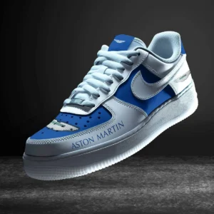 Aston Martin Air Low-Top Sneakers, CAR All Over Print Air Low-Top Sneakers - Blue CAR316032290