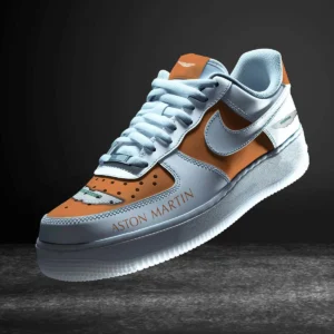 Aston Martin Air Low-Top Sneakers, CAR All Over Print Air Low-Top Sneakers - Orange CAR316032290