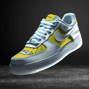 Aston Martin Air Low-Top Sneakers, CAR All Over Print Air Low-Top Sneakers - Yellow CAR316032290