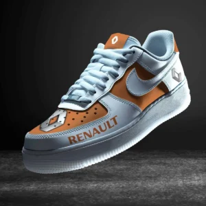 Renault Air Low-Top Sneakers, CAR All Over Print Air Low-Top Sneakers - Orange CAR316032291