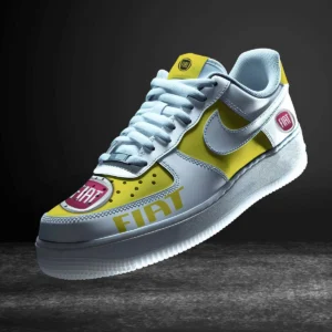 Fiat Air Low-Top Sneakers, CAR All Over Print Air Low-Top Sneakers - Yellow CAR316032295