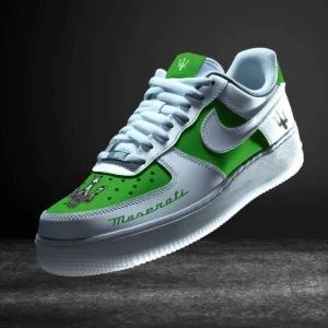 Maserati Air Low-Top Sneakers, CAR All Over Print Air Low-Top Sneakers - Green CAR316032297