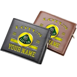 Lotus Horizontal Leather Wallet, Gift For Lotus Lovers, Gift For Him, Husband, Boyfriend CAR37030425083