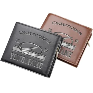 Oldsmobile Horizontal Leather Wallet, Gift For Oldsmobile Lovers, Gift For Him, Husband, Boyfriend CAR37030425101