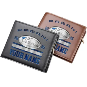 Pagani Horizontal Leather Wallet, Gift For Pagani Lovers, Gift For Him, Husband, Boyfriend CAR37030425103