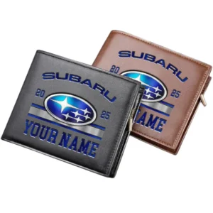 Subaru Horizontal Leather Wallet, Gift For Subaru Lovers, Gift For Him, Husband, Boyfriend CAR37030425120