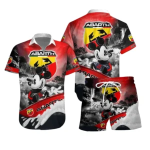 Abarth Hawaiian Shirt Set, Gift For Abarth Lovers, Gift For Him, Husband, Boyfriend CAR53030625000