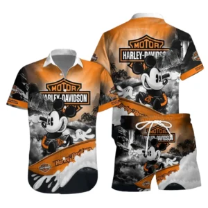 Harley-Davidson Hawaiian Shirt Set, Gift For Harley-Davidson Lovers, Gift For Him, Husband, Boyfriend CAR53030625045