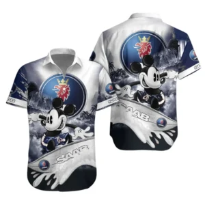 Saab Automobile Hawaiian Shirt For Men, Gift For Saab Automobile Lovers, Gift For Him, Husband, Boyfriend CAR53030625102