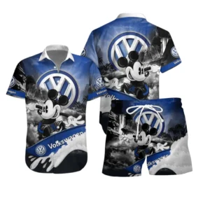 Volkswagen Hawaiian Shirt Set, Gift For Volkswagen Lovers, Gift For Him, Husband, Boyfriend CAR53030625117