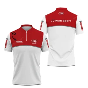 Audi Zipper Polo Shirt, Gift For Audi Lovers, Gift For Him, Husband, Boyfriend CAR93031025230