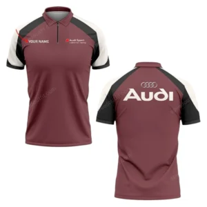 Audi Zipper Polo Shirt, Gift For Audi Lovers, Gift For Him, Husband, Boyfriend CAR93031025232