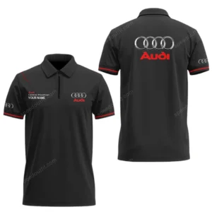Audi Zipper Polo Shirt, Gift For Audi Lovers, Gift For Him, Husband, Boyfriend CAR93031025233
