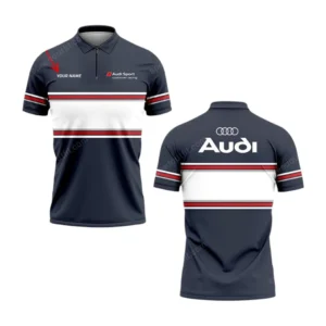 Audi Zipper Polo Shirt, Gift For Audi Lovers, Gift For Him, Husband, Boyfriend CAR93031025234