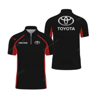 Toyota Zipper Polo Shirt, Gift For Toyota Lovers, Gift For Him, Husband, Boyfriend CAR93031025270