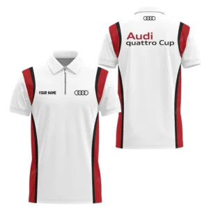 Audi Zipper Polo Shirt, Gift For Audi Lovers, Gift For Him, Husband, Boyfriend CAR93031025271