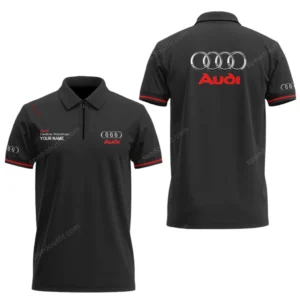 Audi Zipper Polo Shirt, Gift For Audi Lovers, Gift For Him, Husband, Boyfriend CAR93031025272