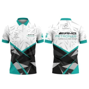 Mercedes AMG Zipper Polo Shirt, Gift For Mercedes AMG Lovers, Gift For Him, Husband, Boyfriend CAR93031025353