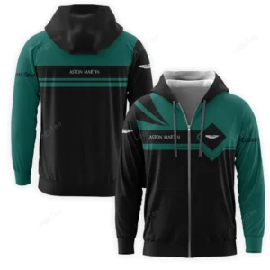 Aston Martin Zipper Hoodie, Gift For Aston Martin Lovers, Gift For Him, Husband, Boyfriend CAR9803032503