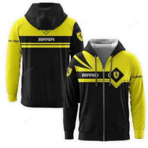 Ferrari Zipper Hoodie, Gift For Ferrari Lovers, Gift For Him, Husband, Boyfriend CAR9803032522