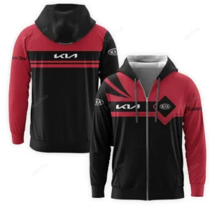 Kia Zipper Hoodie, Gift For Kia Lovers, Gift For Him, Husband, Boyfriend CAR9803032539