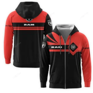 Ram Truck Zipper Hoodie, Gift For Ram Truck Lovers, Gift For Him, Husband, Boyfriend CAR9803032562