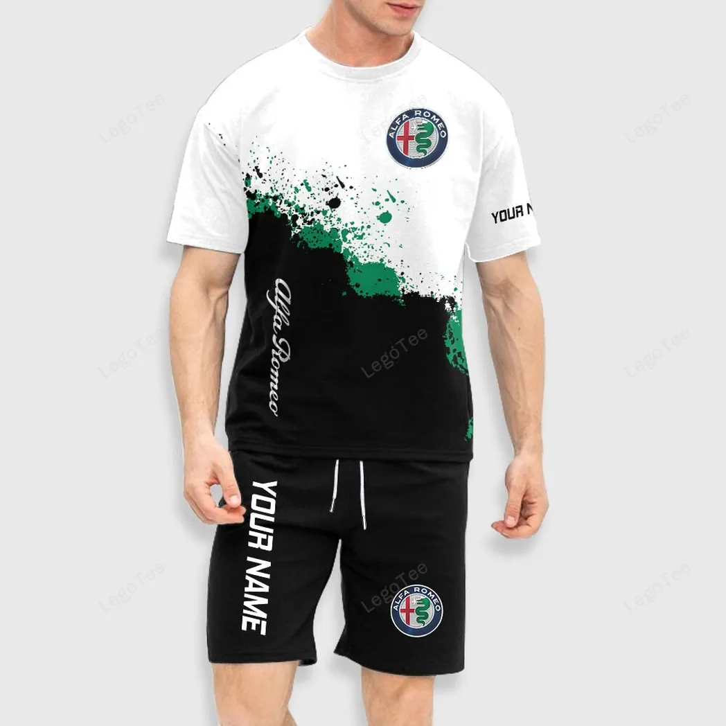 Alfa Romeo All Over Print T-Shirt Set, Gift For Alfa Romeo Lovers, Gift For Him, Husband, Boyfriend CAR136021125799
