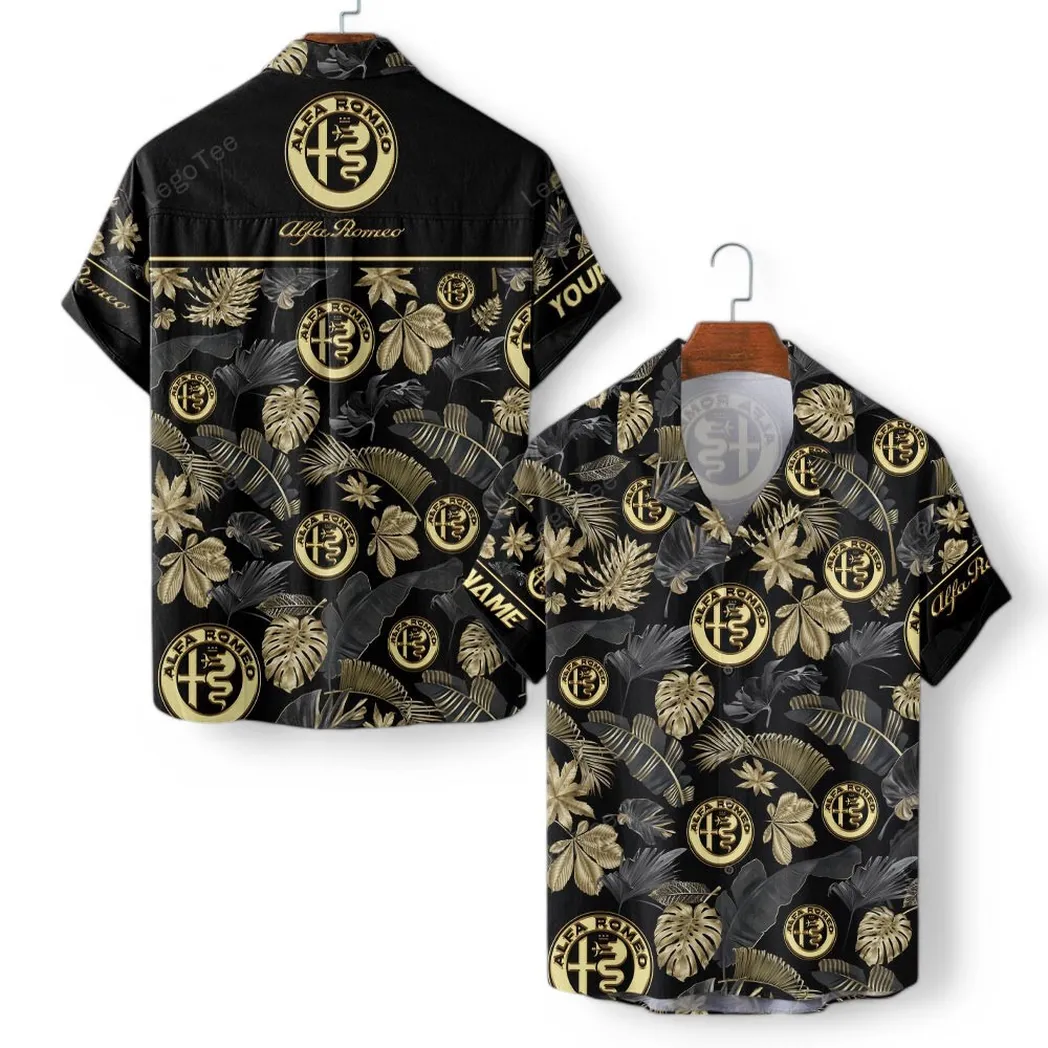 Alfa Romeo Custom Hawaiian Shirts For Men, Gift For Alfa Romeo Lovers, Gift For Him, Husband, Boyfriend CAR139021125151-2