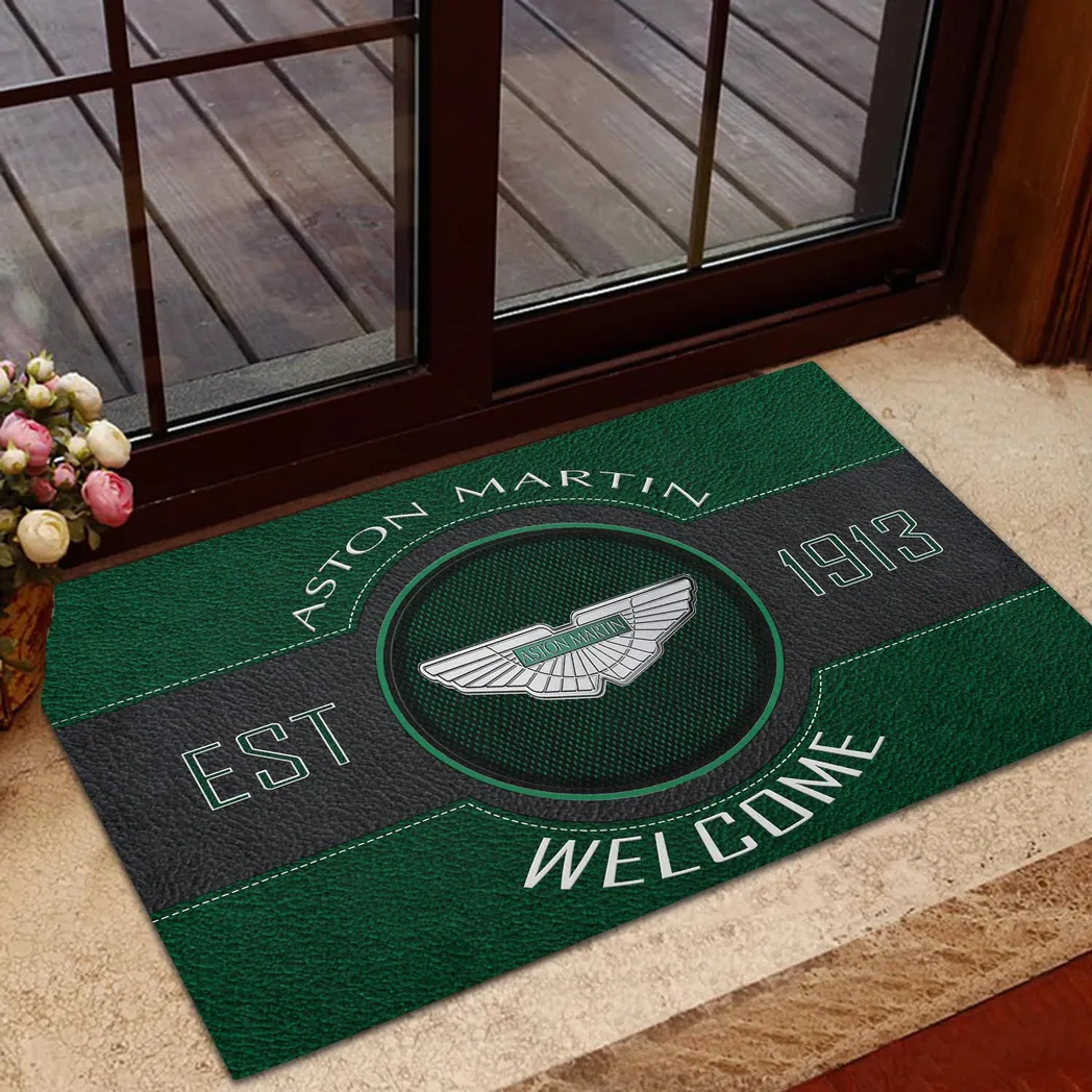 Aston Martin Doormat, Gift For Aston Martin Lovers, Gift For Him, Husband, Boyfriend CAR16902262502 - Green