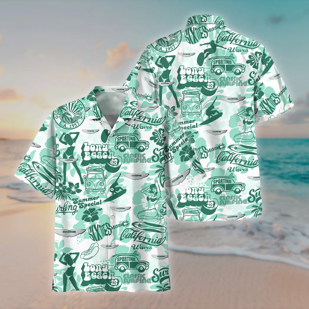 Aston Martin Hawaiian Shirt For Men, Gift For Aston Martin Lovers CAR201030725614