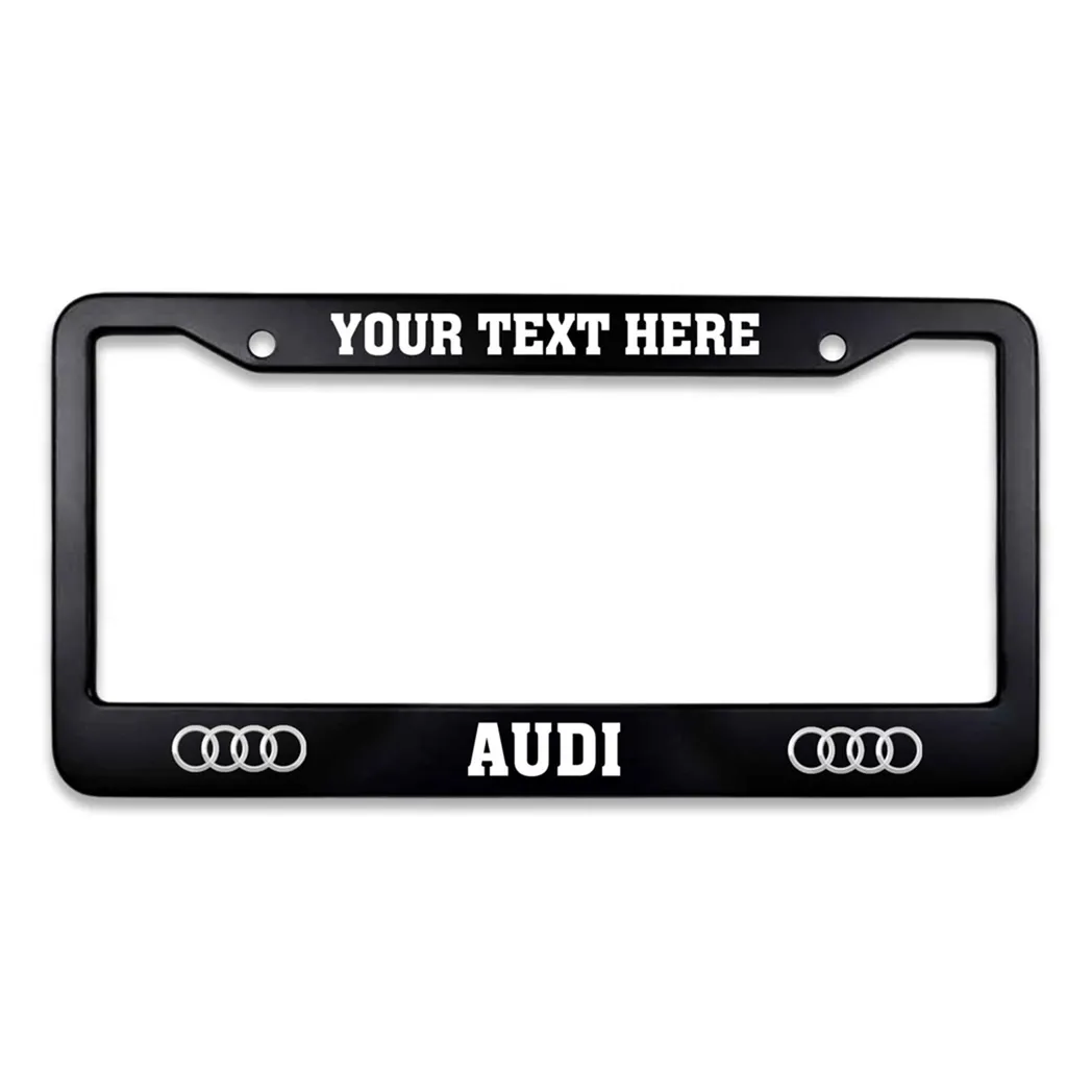 Audi License Plate Frame, Audi Accessory Gift For Car Lovers LPF01030425669 - Frame 02