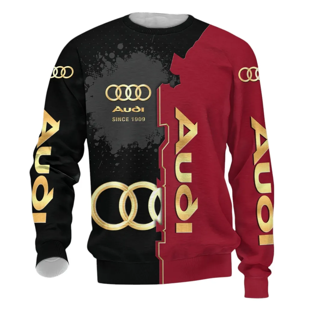 Audi Sweatshirt, Gift For Audi Lovers, Gift For Him, Husband, Boyfriend CAR44021725002-4