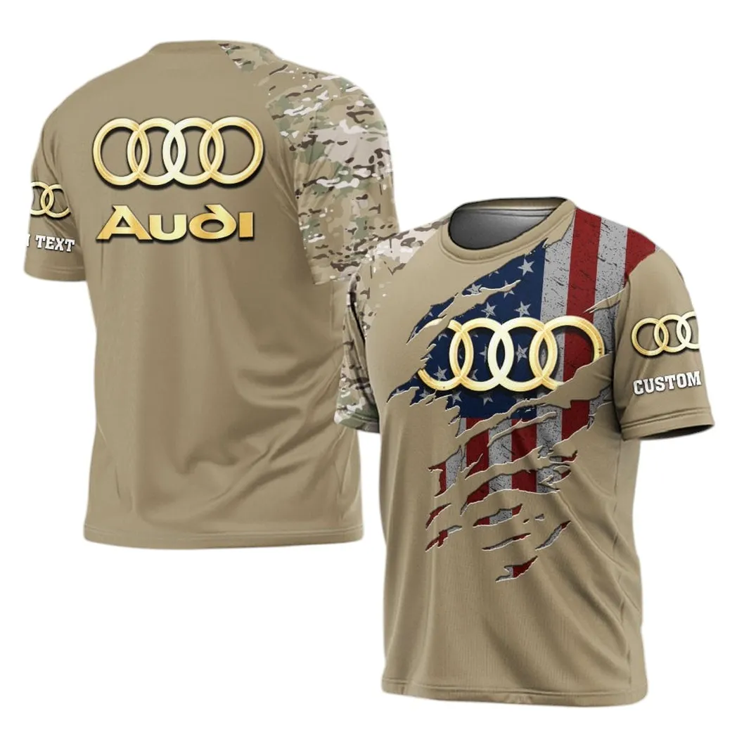 Audi T-Shirt, Gift For Audi Lovers, Gift For Him, Husband, Boyfriend CAR46021725004-1