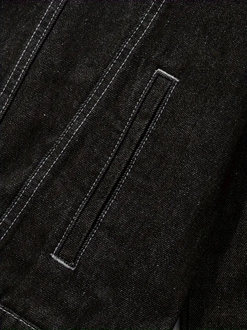 Avanti Motor Denim jacket CAR1901132047, CAR All Over Print Denim jacket - Black