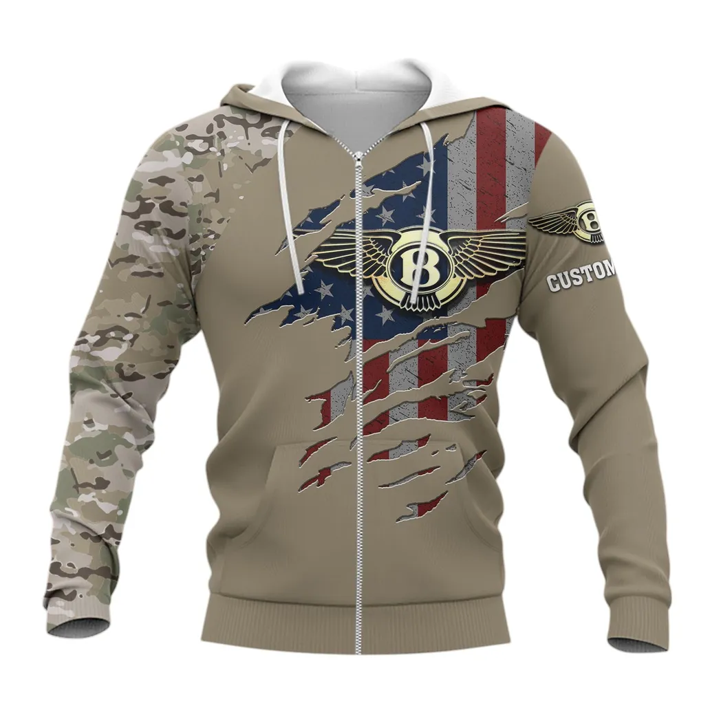 Bentley Zipper Hoodie, Gift For Bentley Lovers, Gift For Him, Husband, Boyfriend CAR46021725005-3